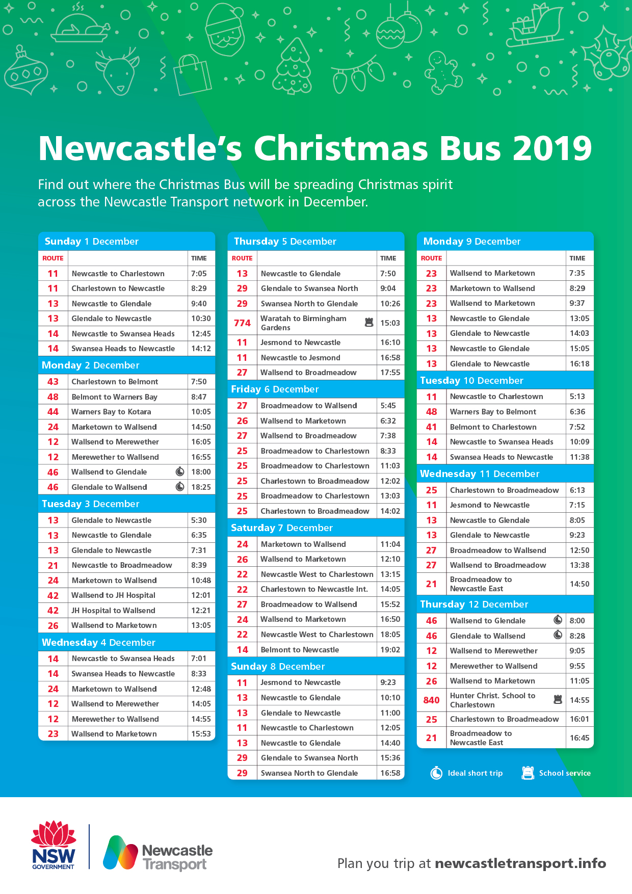 west midlands travel christmas timetables