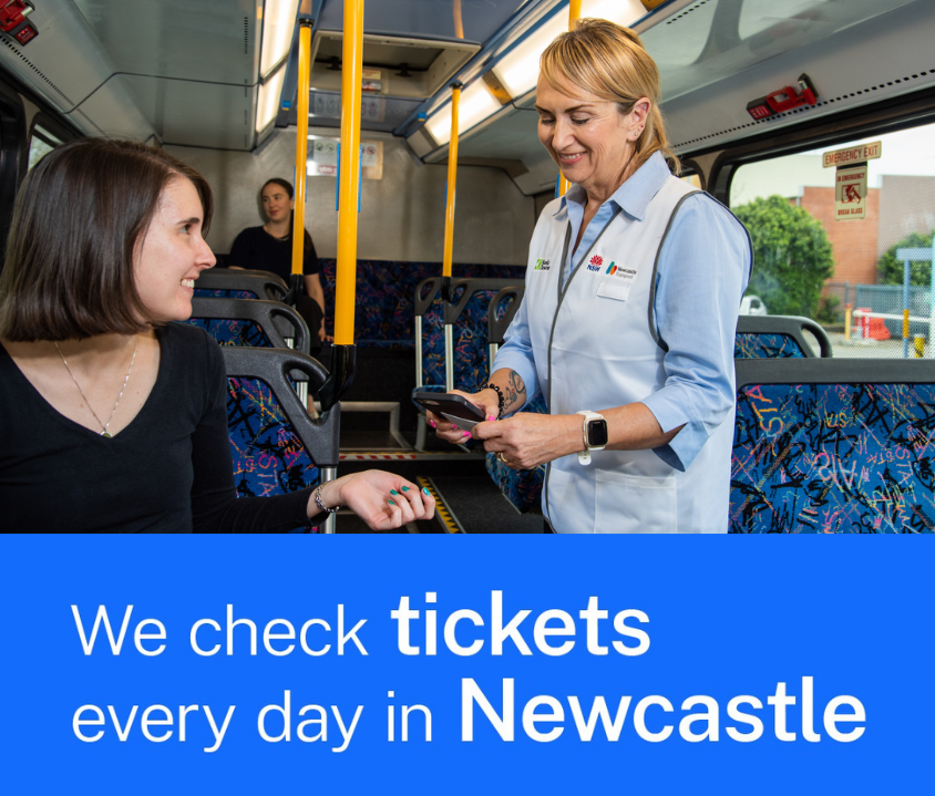 we check tickets every day in Newcastle