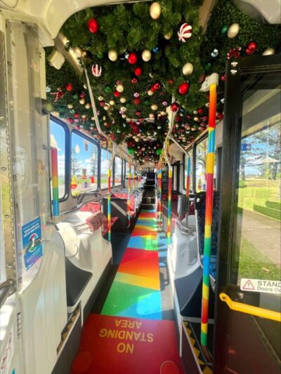 Newcastle Transport Christmas Bus 2023