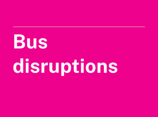 Bus disruptions Monday 30 June
