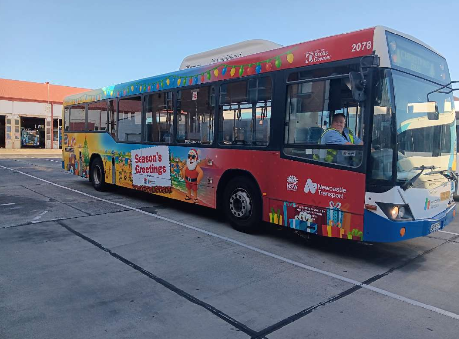 Christmas Bus & Colouring In Competition