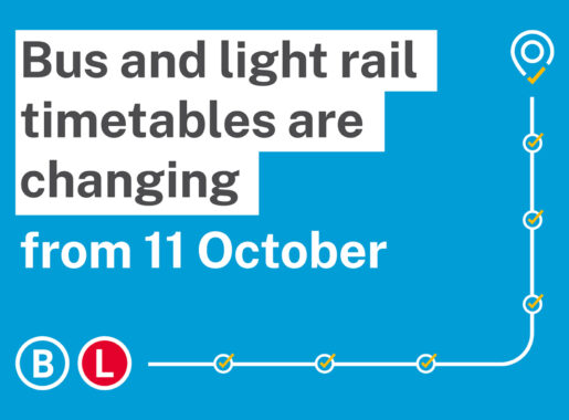 From 11 October timetables are changing